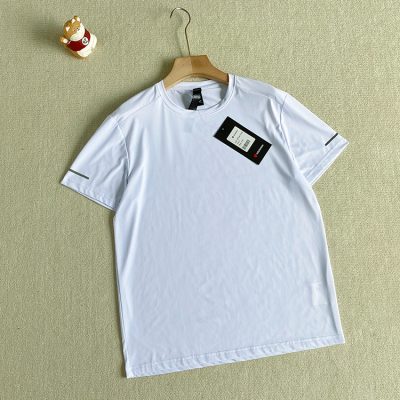 High Quality Lululemon T-Shirt Black Silk Breathable Luxury