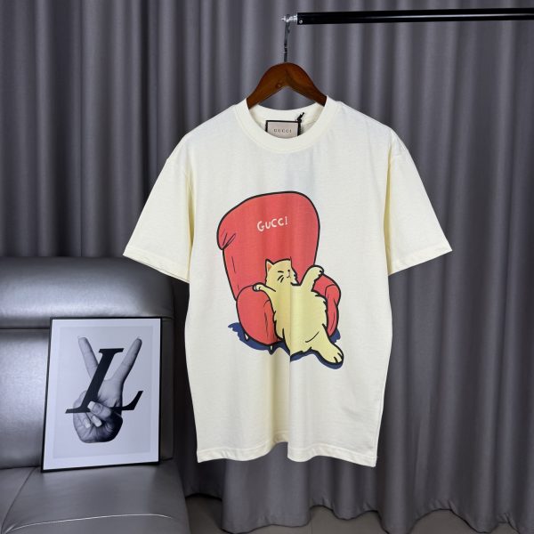 Luxury Gucci Short Sleeves Cotton Print Collection
