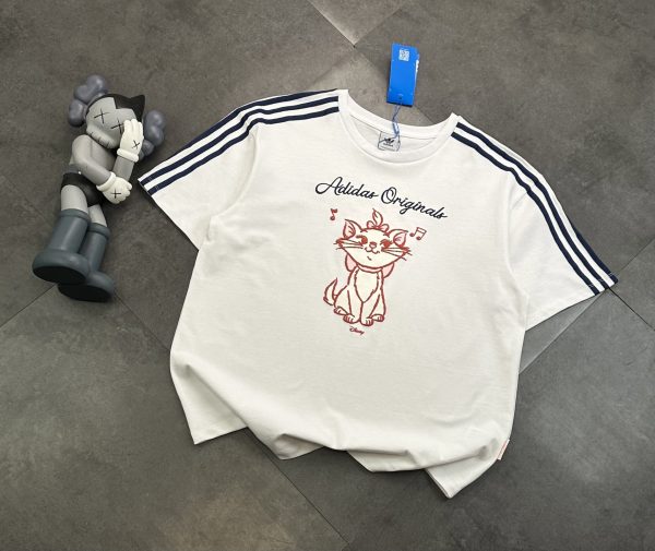 Premium Adidas Short Sleeves White Cotton Classic Collection