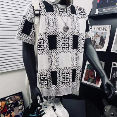 Best Selling Givenchy Short Sleeves Knit Print Collection