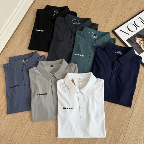 High Quality Mammut Polo Shirt Multicolor Breathable Collection