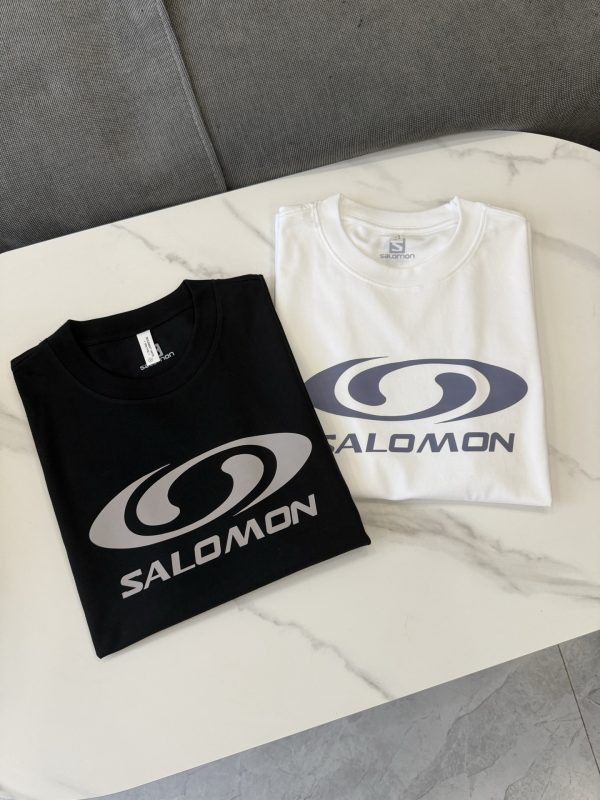 Best Selling Salomon Short Sleeves Black Silk Style