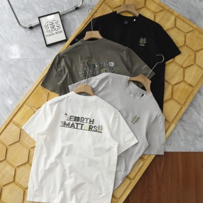 Premium Gap Short Sleeves Black Cotton Graphic Style