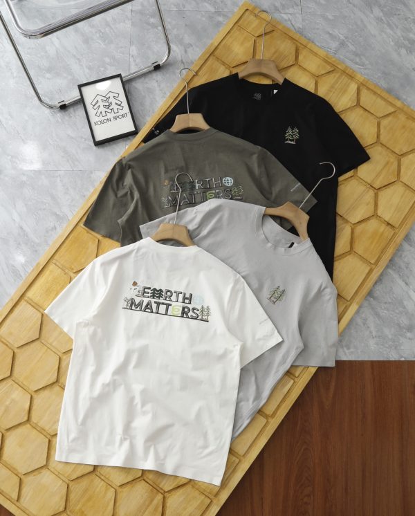 Premium Gap Short Sleeves Black Cotton Graphic Style