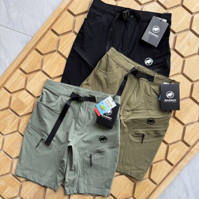 High Quality Mammut Shorts Black Nylon Style