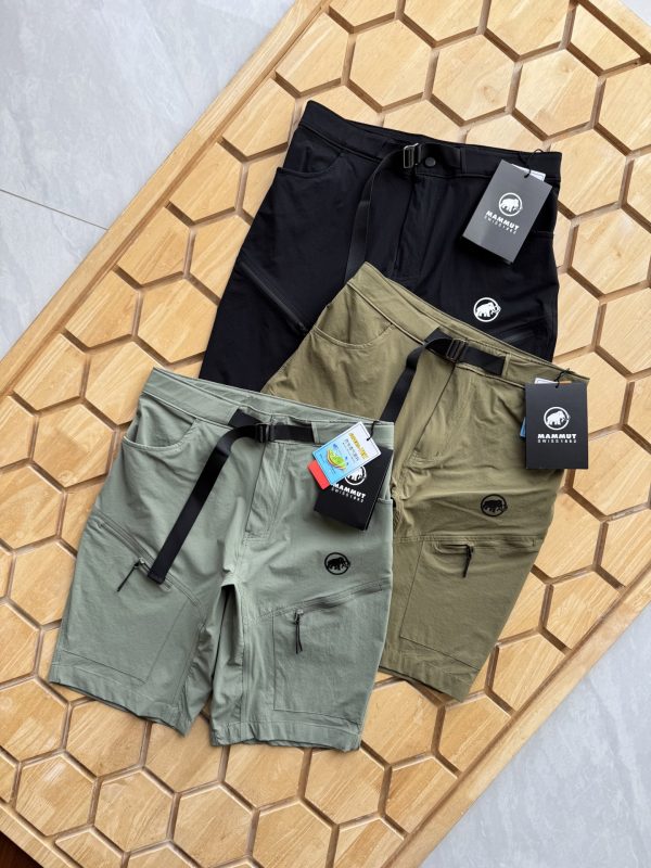 High Quality Mammut Shorts Black Nylon Style