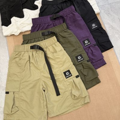 Premium Stone Island Shorts Black Nylon Classic Style