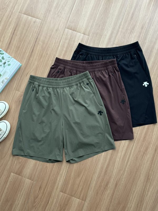 Best Selling Descente Shorts Black Nylon Casual Luxury