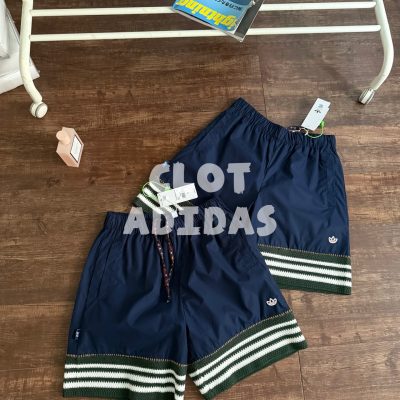 High Quality Adidas Shorts White Silk Casual Collection