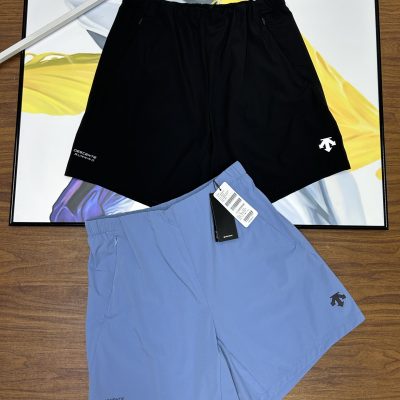 High Quality Descente Shorts Black Casual Luxury
