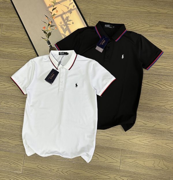 Premium Quality Ralph Lauren Short-Sleeved White Cotton Logo Style