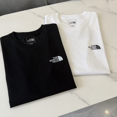 Best Selling The North Face Short Sleeves Black Print Collection