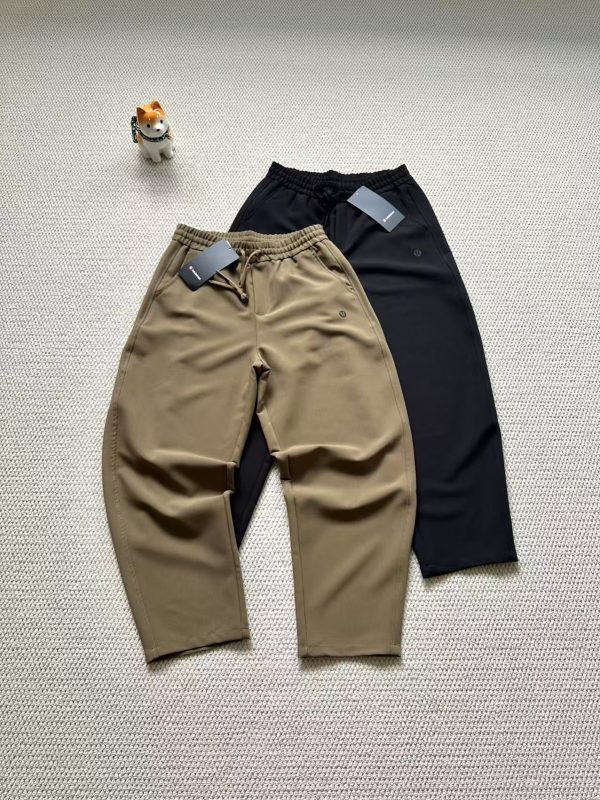 Best Selling Lululemon Casual Pants Black Logo Luxury