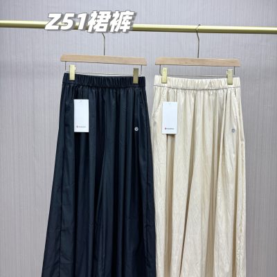 Premium Quality Lululemon Skirts Black Cotton Breathable Style