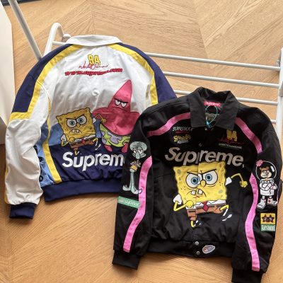 Premium Quality Supreme Jacket Black Print Style