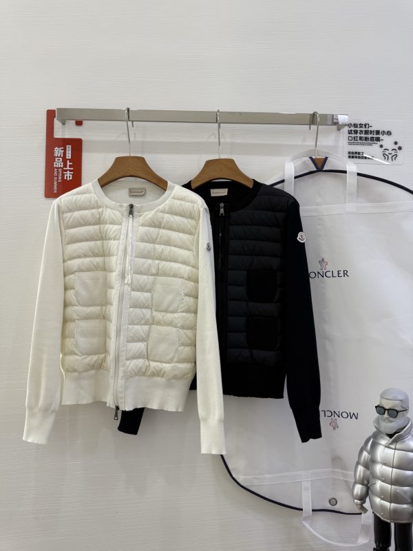 Premium Moncler Jackets Black Wool Collection