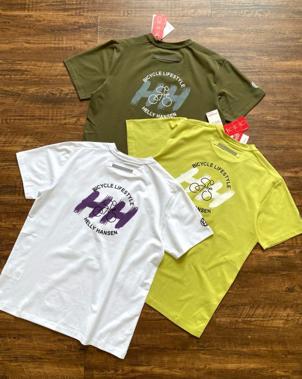Premium Quality Helly Hansen T-Shirts White Casual Collection