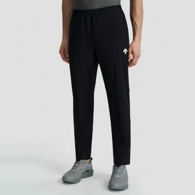 Premium Descente Casual Pants Black Breathable Luxury