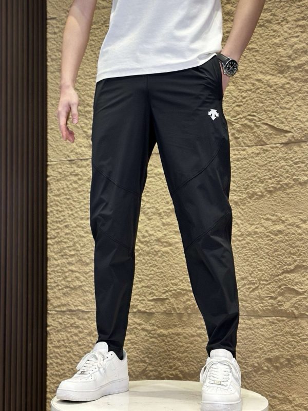 Best Selling Descente Trousers Black Nylon Casual Collection