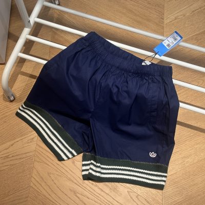 Luxury Adidas Shorts Knit Patchwork Style