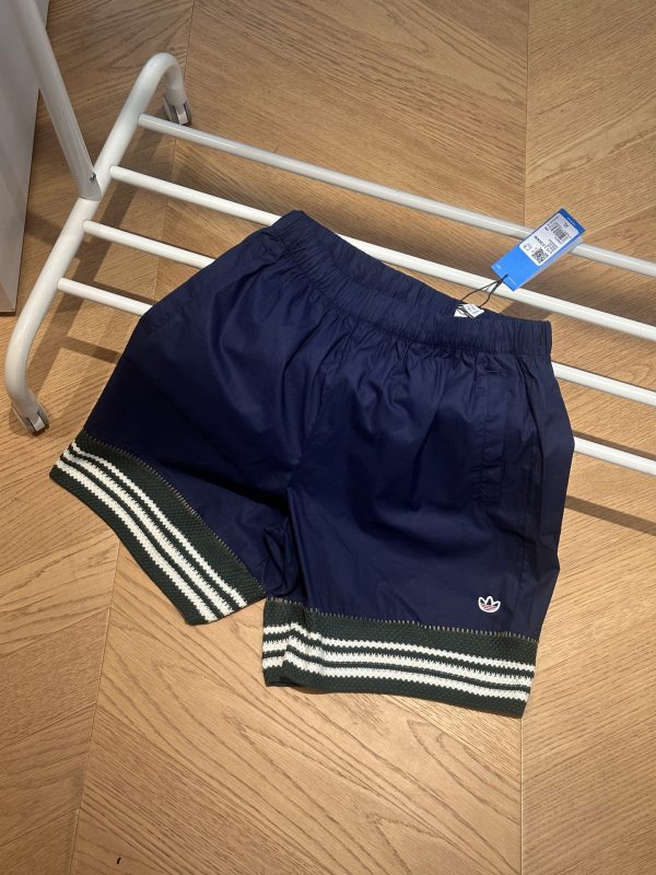 Luxury Adidas Shorts Knit Patchwork Style