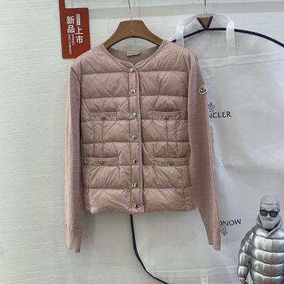 Premium Moncler Down Jackets Knit Patchwork Collection