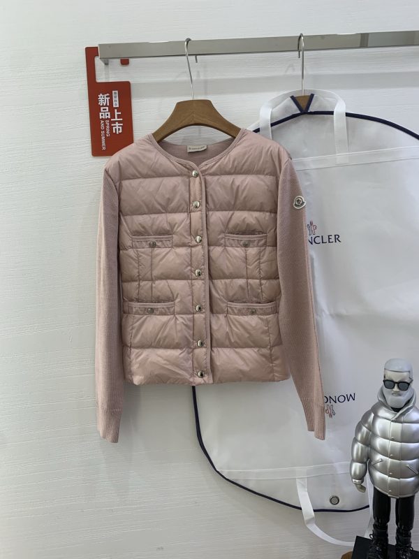 Premium Moncler Down Jackets Knit Patchwork Collection