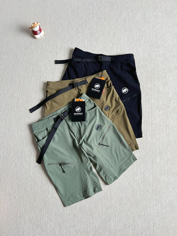 Luxury Mammut Shorts Black Nylon Style