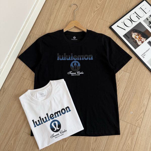 Premium Quality Lululemon Short Sleeves Black Classic Luxury
