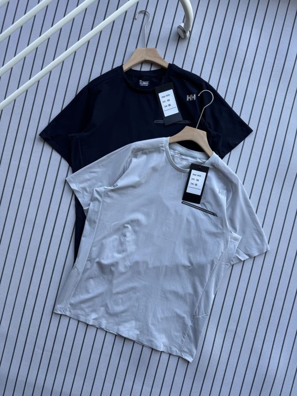 Premium Helly Hansen Short Sleeves Navy Logo Style