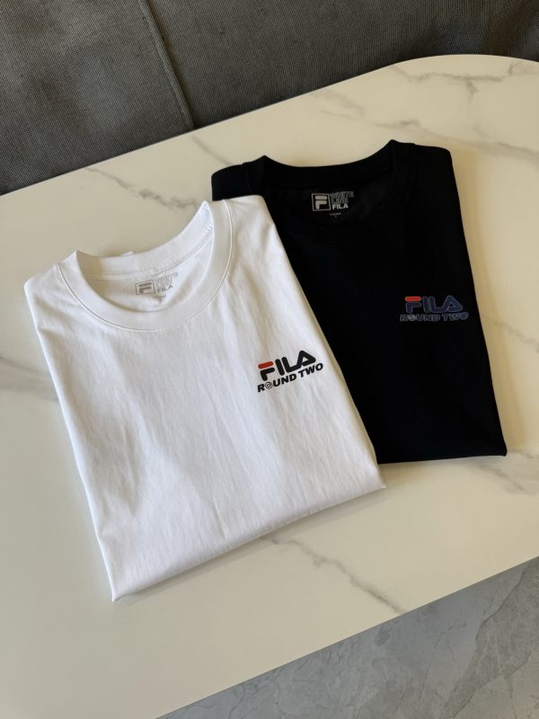 Luxury Fila Short Sleeves Black Casual Luxury