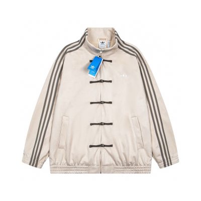 Premium Adidas Coats White Suede Classic Luxury