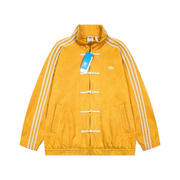High Quality Adidas Coats Yellow Suede Classic Collection