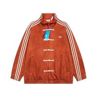 Premium Adidas Coats Red Suede Classic Collection