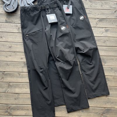 Luxury Mammut Trousers Black Embroidered Collection