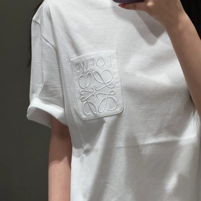 Best Selling Celine Short Sleeves Black Cotton Embroidered Collection