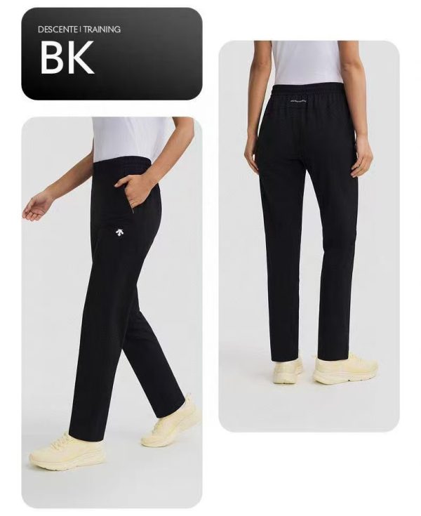 Best Selling Descente Pants Black Casual Style