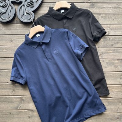 Premium Mammut Short Sleeves Black Cotton Classic Collection