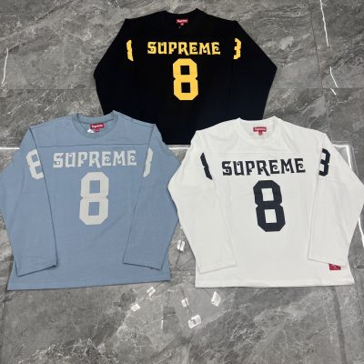 Best Selling Supreme Long Sleeves Black Knit Collection
