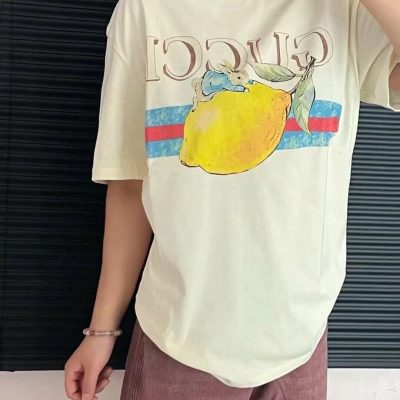 Best Selling Gucci Short Sleeves Cotton Print Style