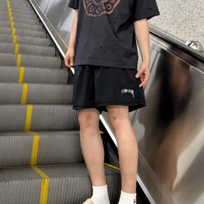 Best Selling Nike Shorts Black Nylon Casual Luxury