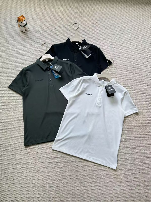 Premium Mammut Short-Sleeved Black Cotton Breathable Collection