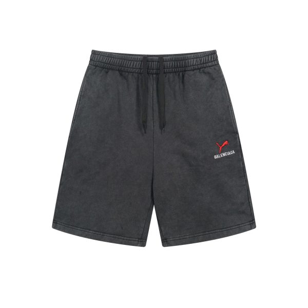 Luxury Balenciaga Shorts Cotton Embroidered Collection