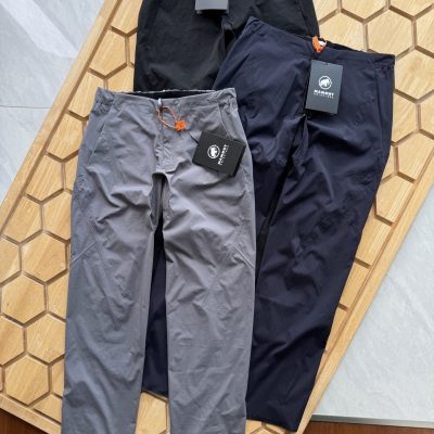 Premium Mammoth Trousers Black Spandex Casual Style