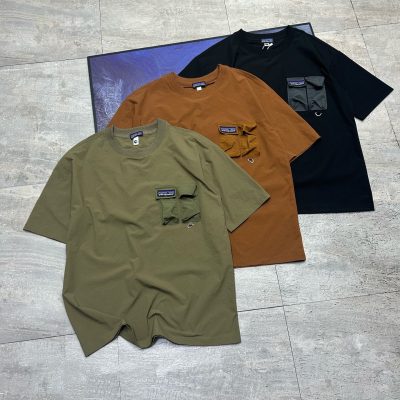High Quality Patagonia Short Sleeves Black Silk Casual Collection