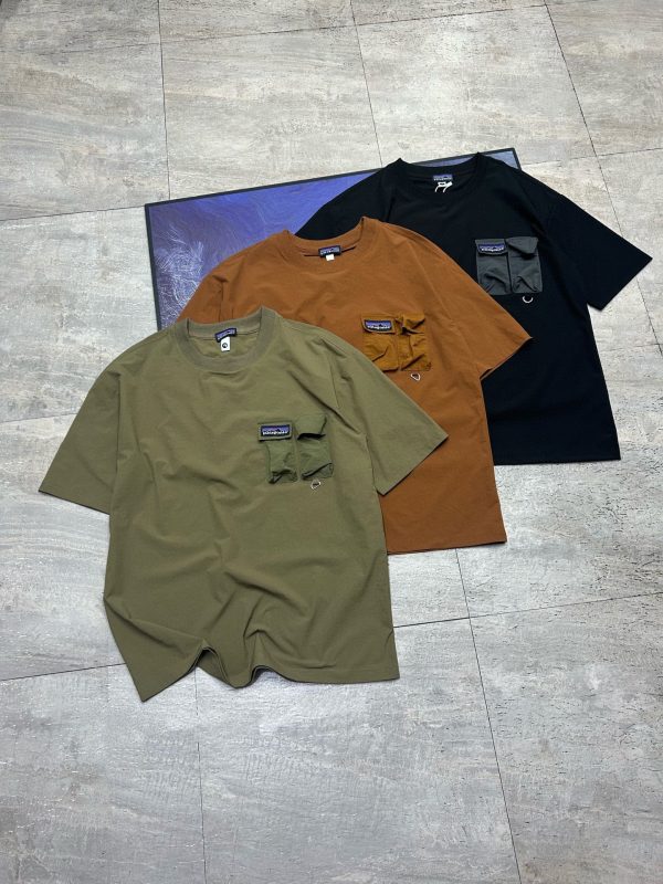 High Quality Patagonia Short Sleeves Black Silk Casual Collection