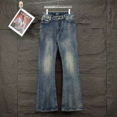 Luxury Balenciaga Jeans Blue Washed Luxury