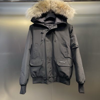 Luxury Canada Goose Jackets White Polyester Embroidery Luxury