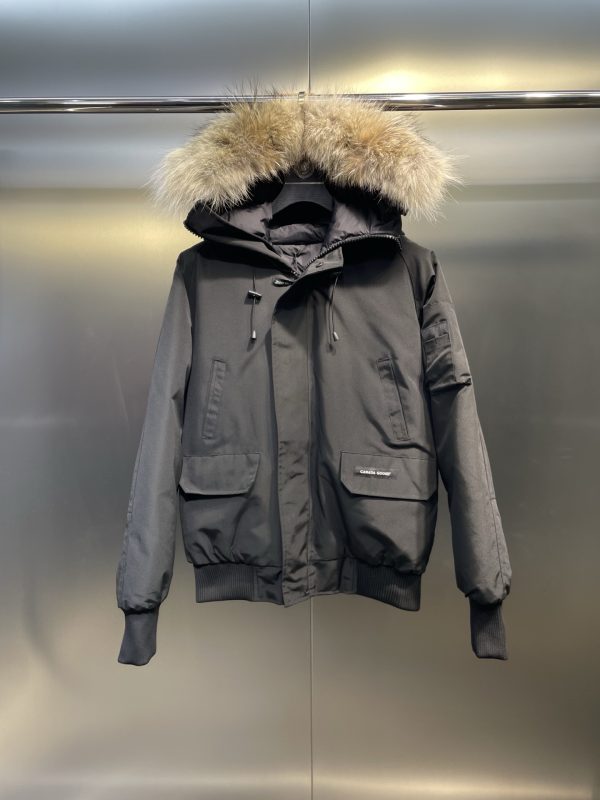 Luxury Canada Goose Jackets White Polyester Embroidery Luxury