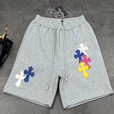 Premium Quality Chrome Hearts T-Shirts Silver Leather Casual Style